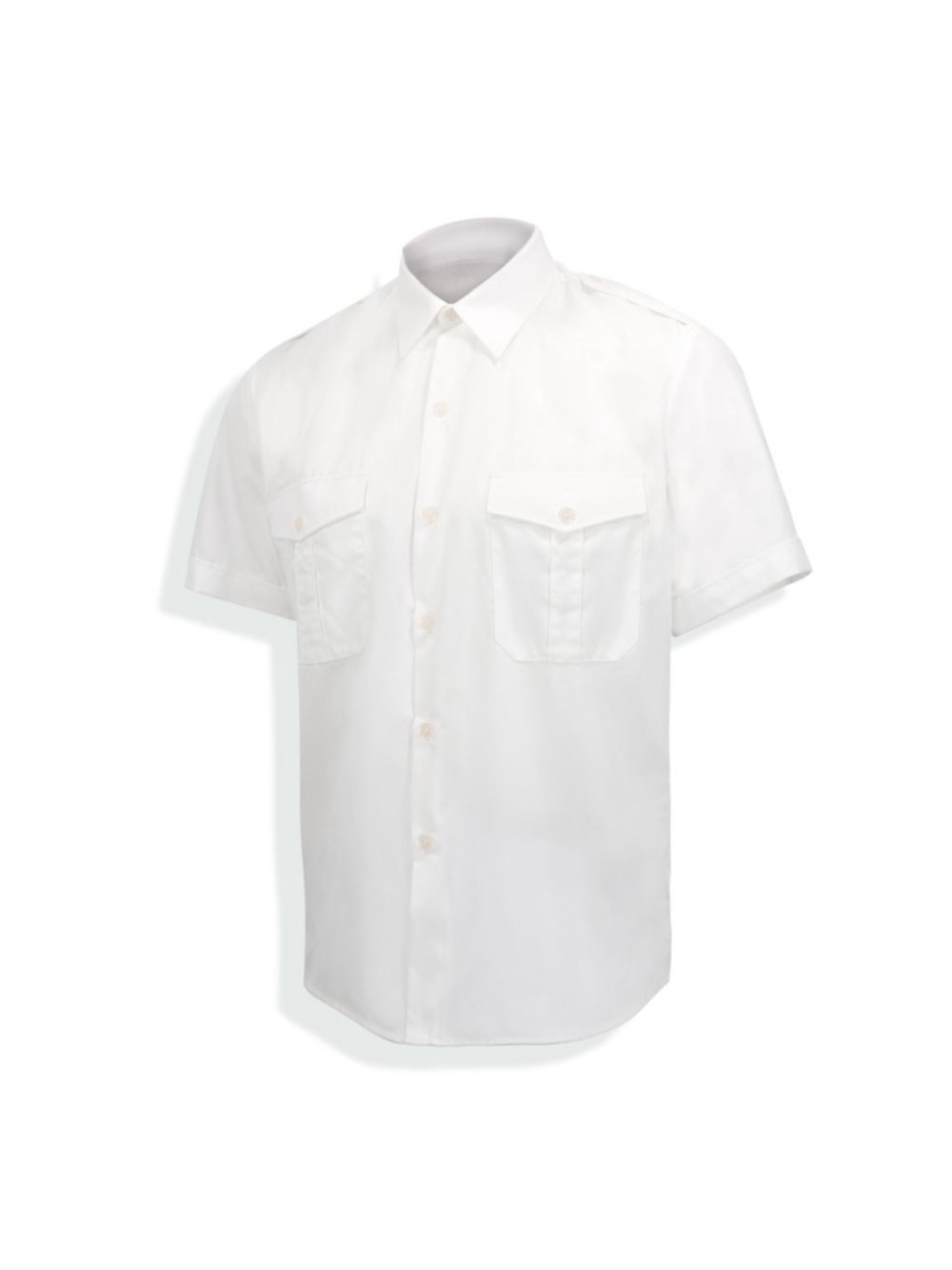 Nanibon Fuzzi White Linen Short Sleeve Safari Shirt Size L